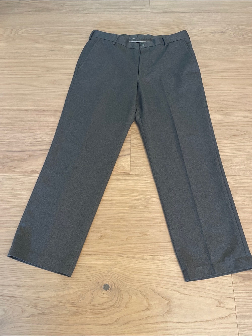 Van Heusen Men's Dress Pants - Dark Gray